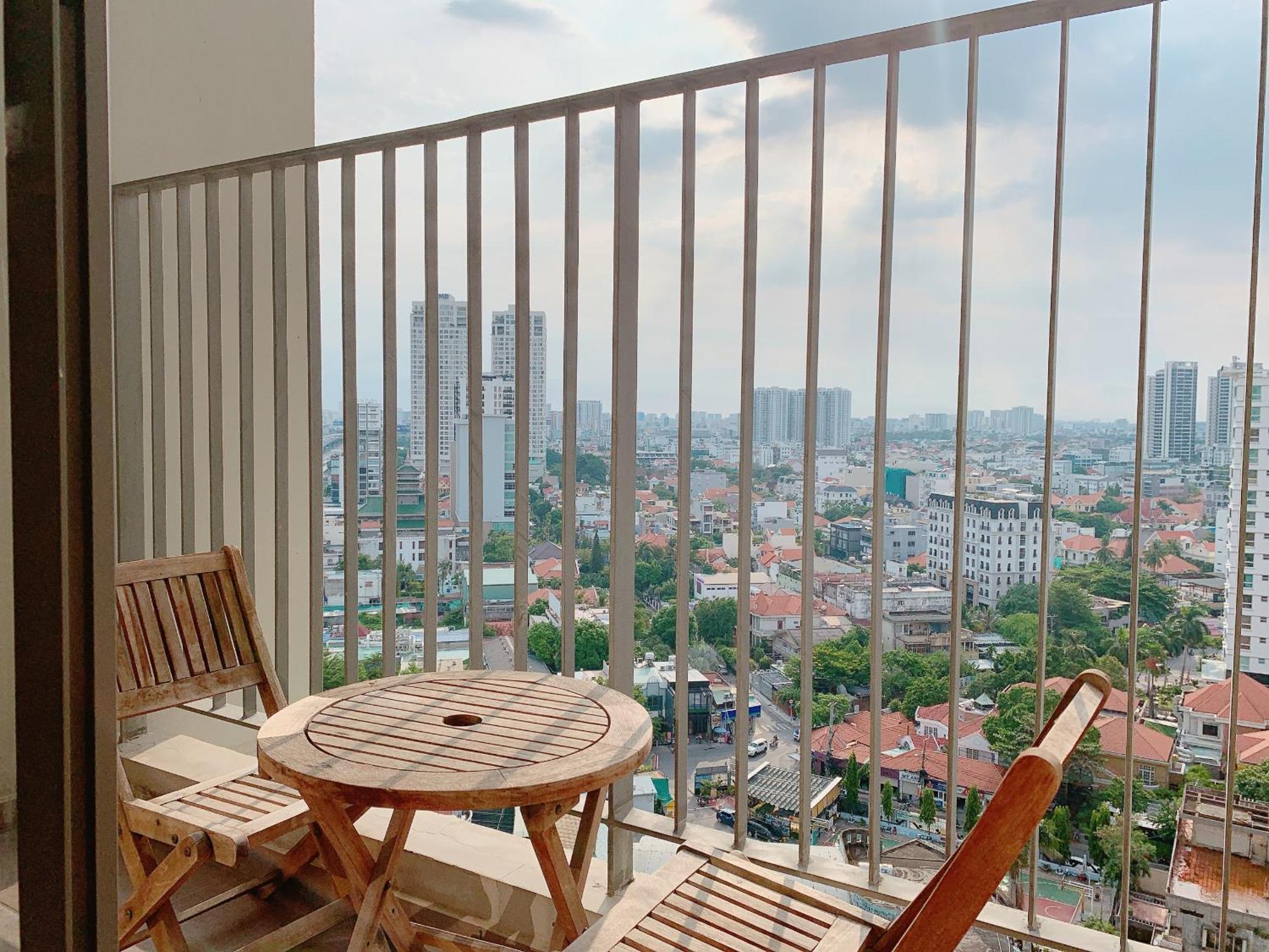 Masteri Thao Dien Comfy Apartment #Nice Balcony #Opening View Хошимин Екстериор снимка