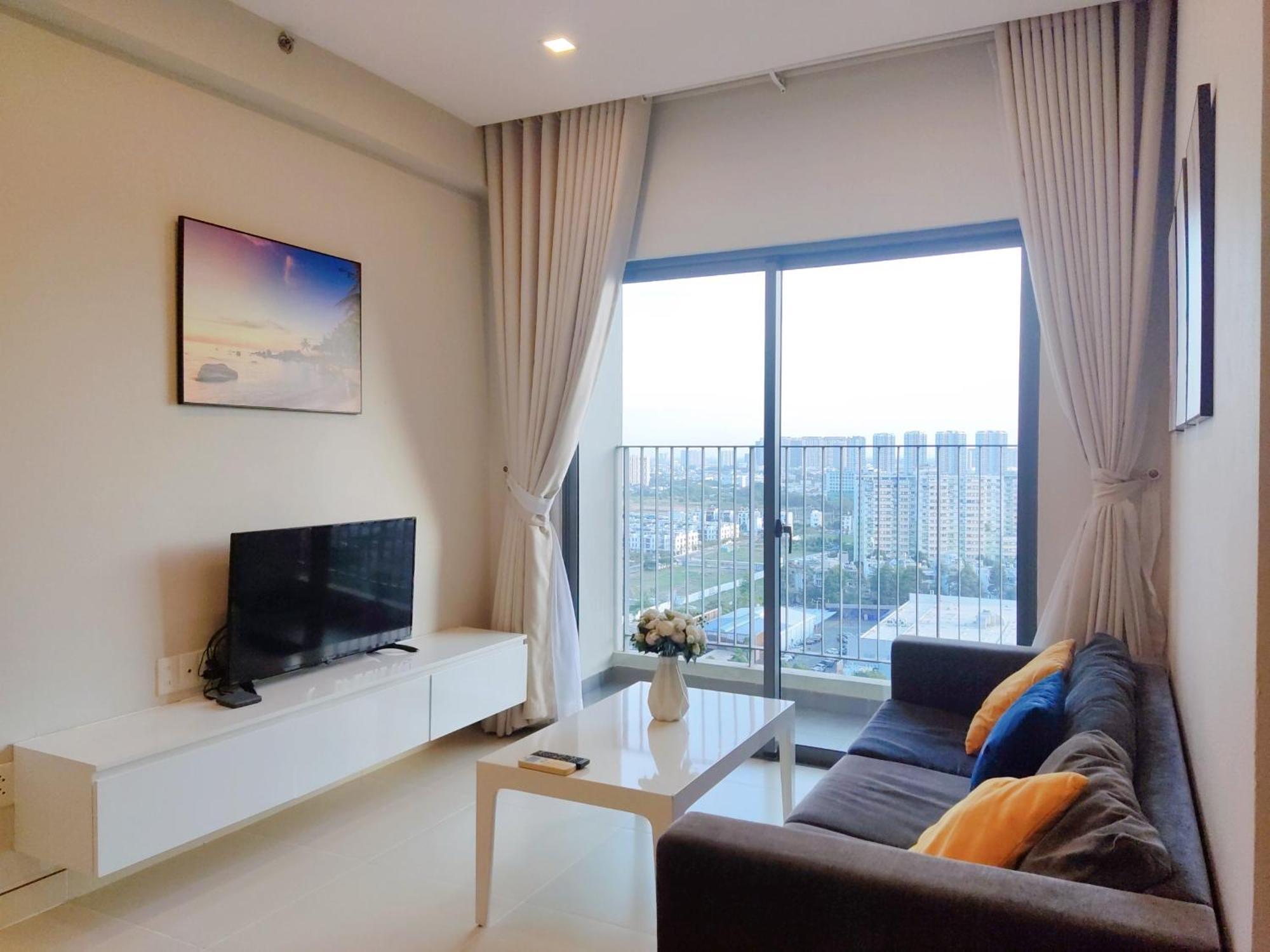Masteri Thao Dien Comfy Apartment #Nice Balcony #Opening View Хошимин Екстериор снимка